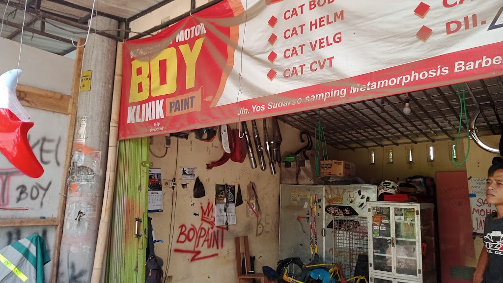 Bengkel cet motor a boy