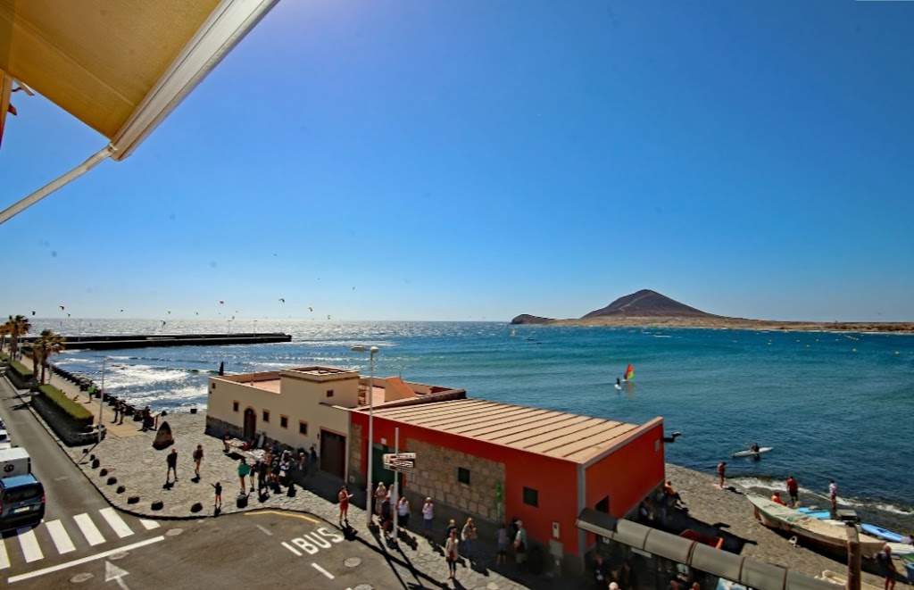 Red Mountain and the sea