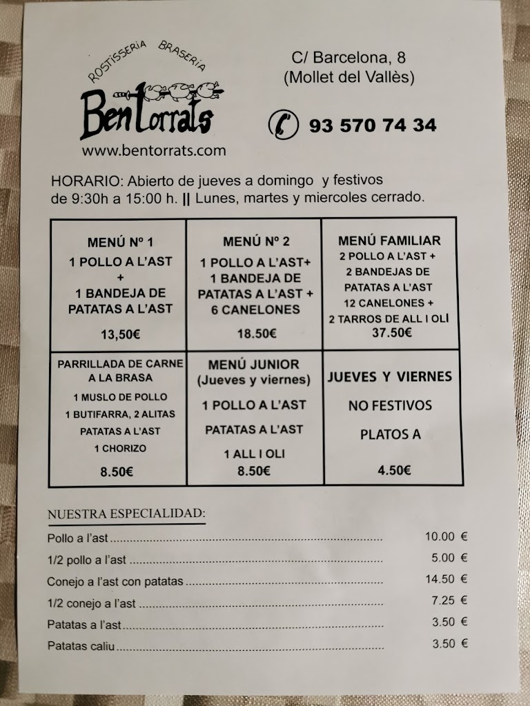 Ben Torrats — Carta