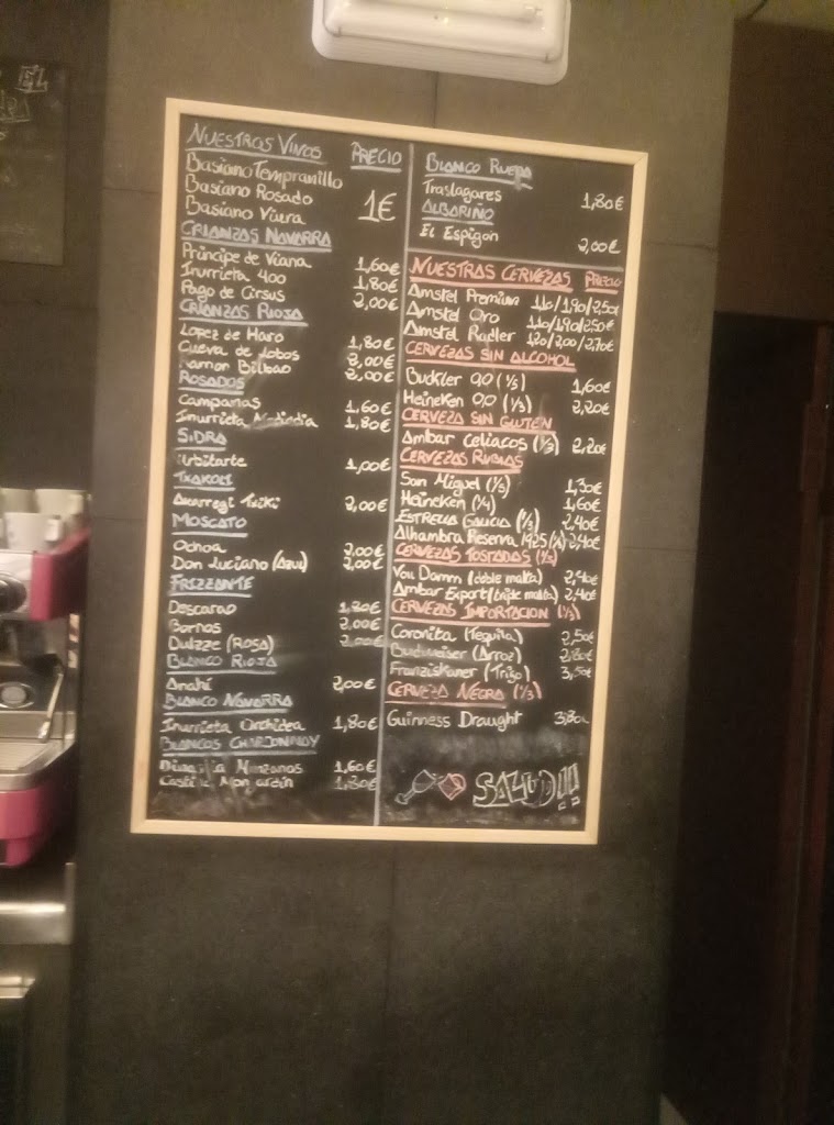 Agora Taberna — Carta