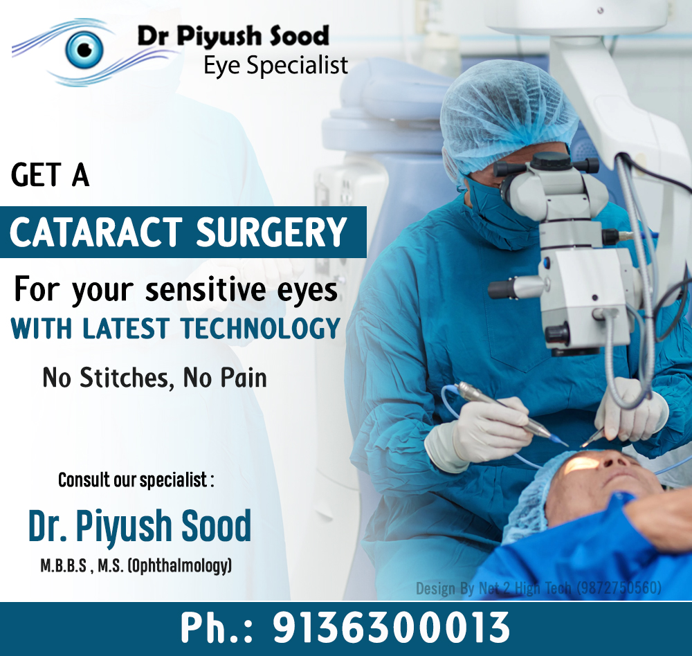 Dr Piyush Sood Best Eye Surgeon In Tanda Begowal Best Eye Doctor Eye Specialist