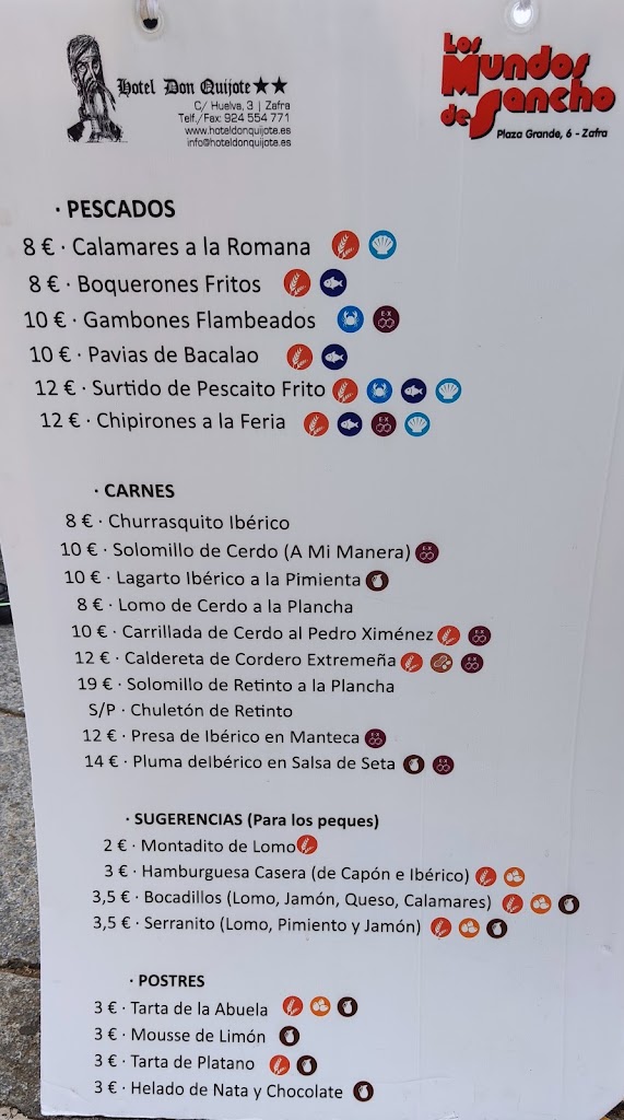 Los Mundos de Sancho — Carta