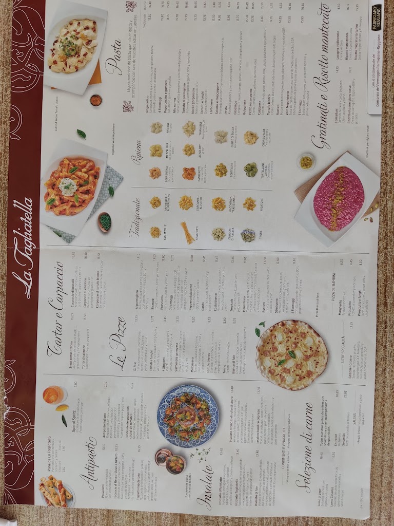 Restaurante La Tagliatella | Torredembarra — Carta