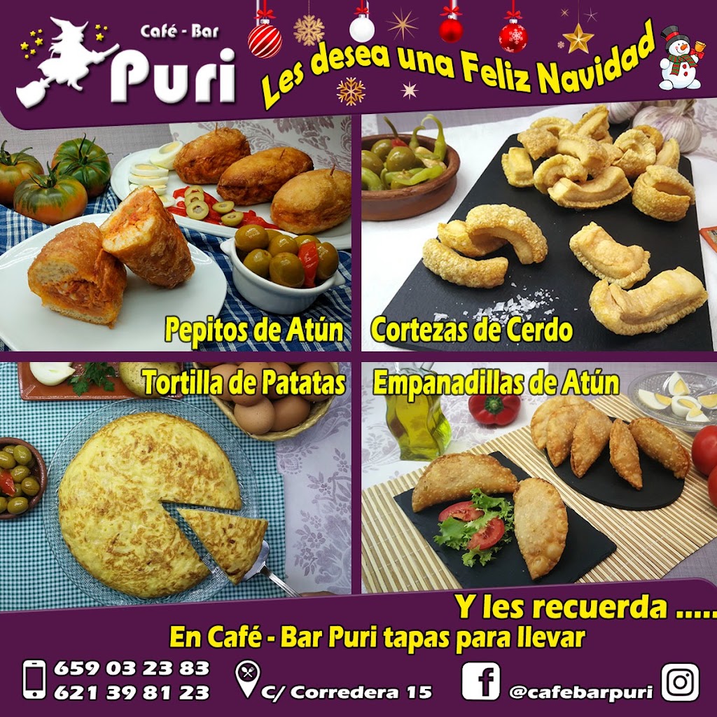 Cafe Bar Puri — Carta
