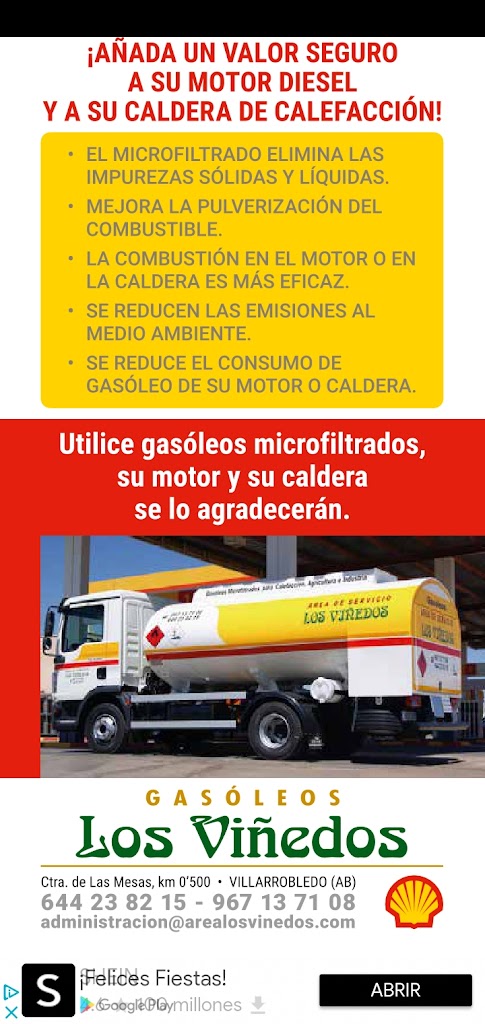 GASOLEOS Los Vinedos.