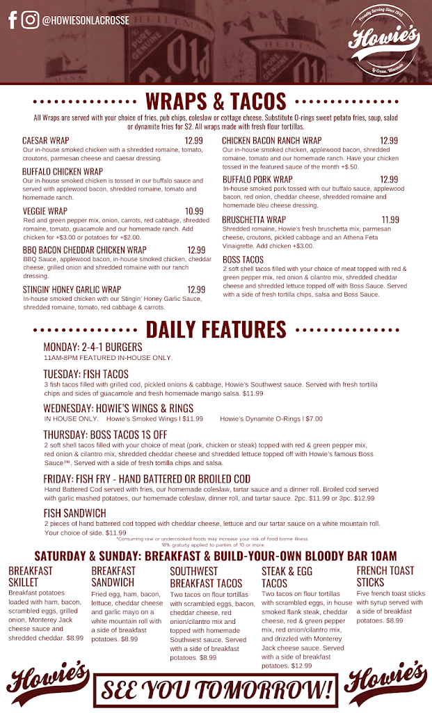  Howie’s on La Crosse