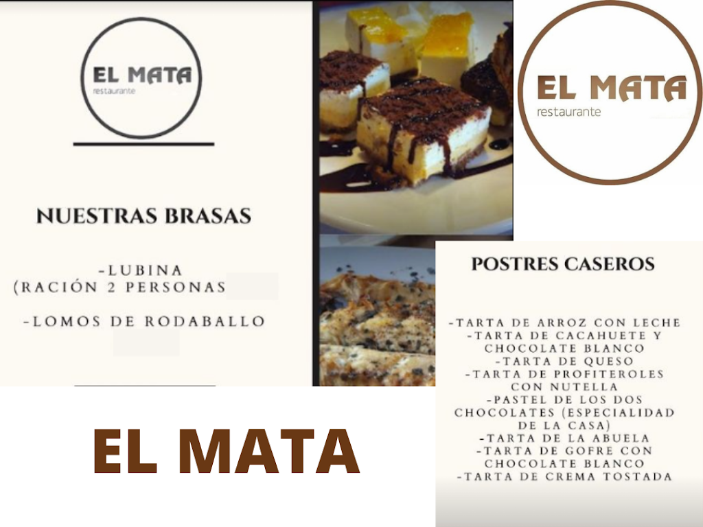 Restaurante El Mata — Carta