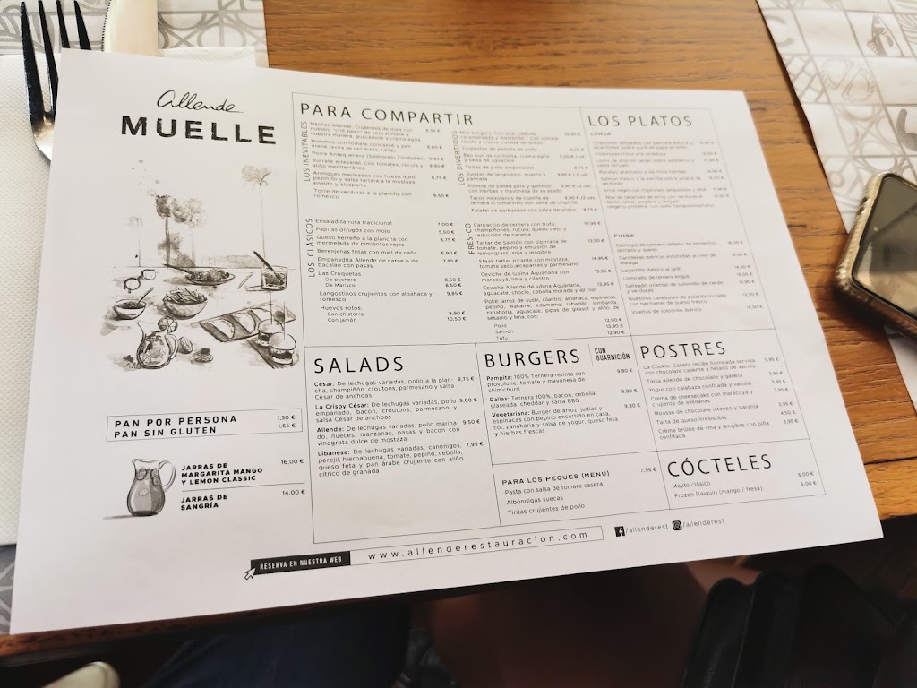 Allende Muelle — Carta
