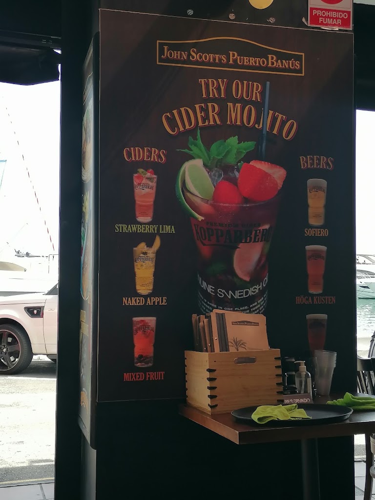 Cerveceria John Scott's — Carta
