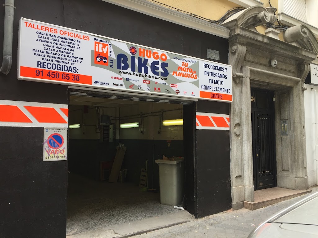 HUGO BIKES TALLERES DE MOTOS, TIENDA DE RECAMBIOS Y SERVICIO DE ITV