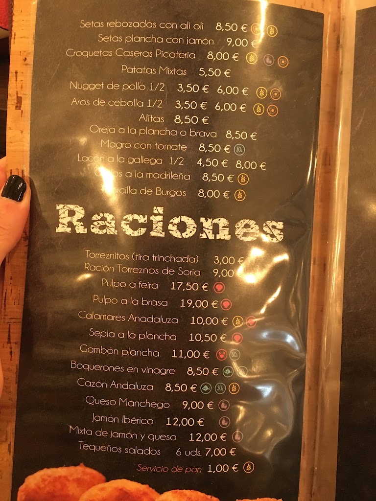 La Picoteria — Carta