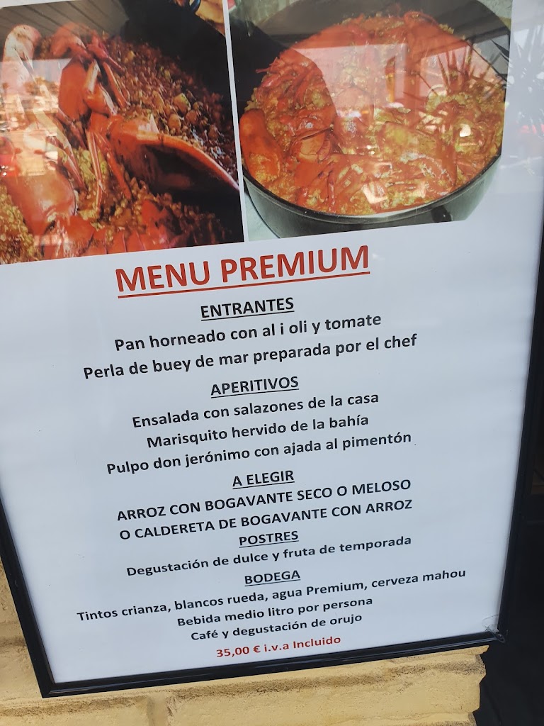 Restaurante Don Jeronimo — Carta