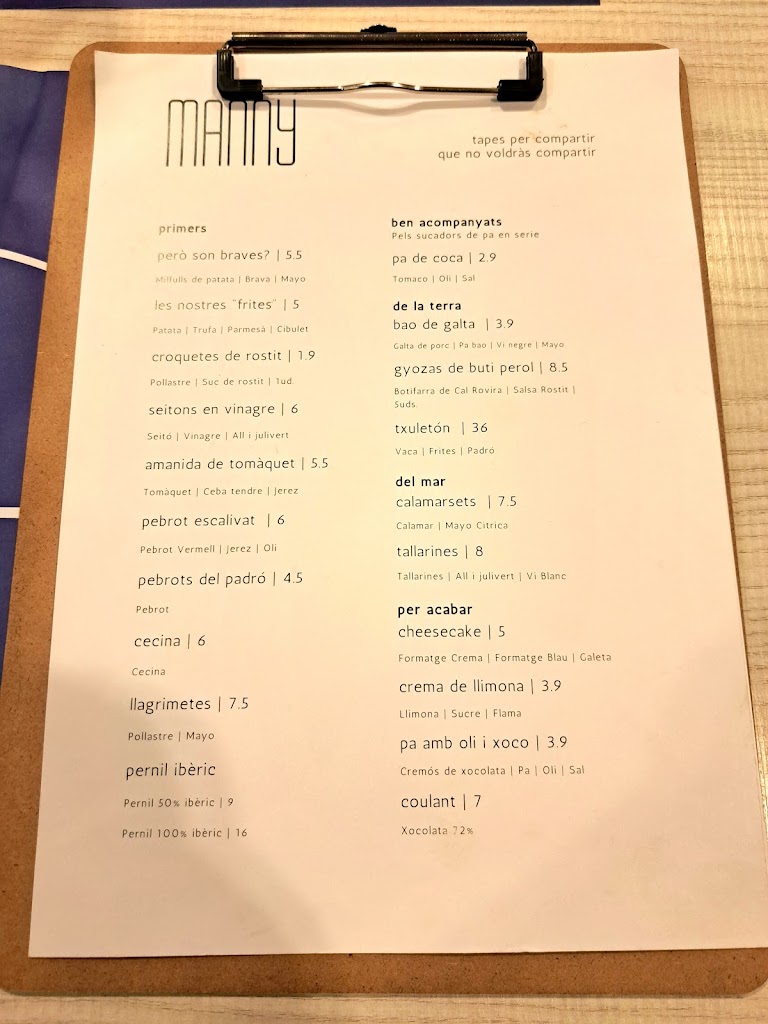Manny — Carta