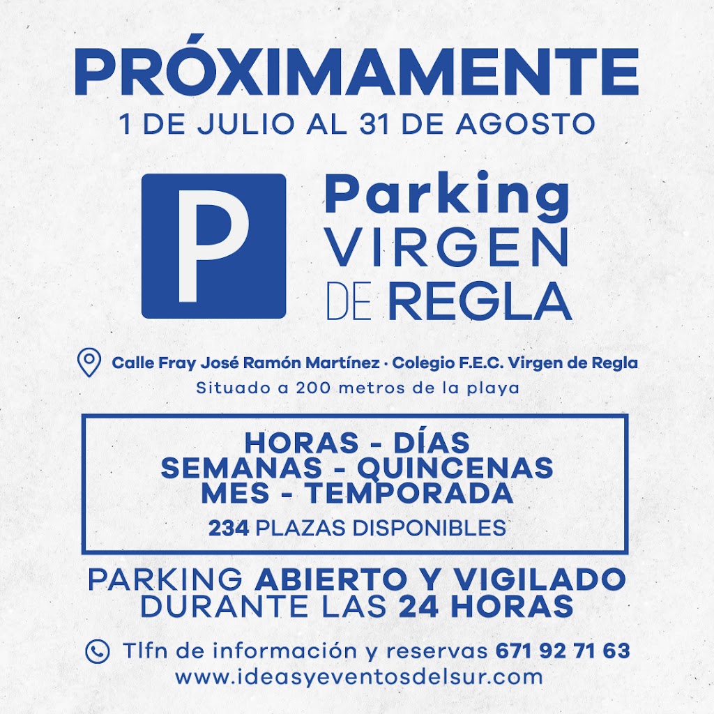 Parking Virgen de Regla — Del propietario