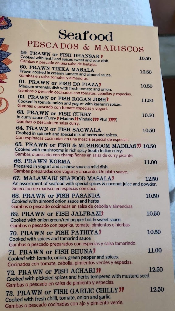 Mumbai Masala — Carta