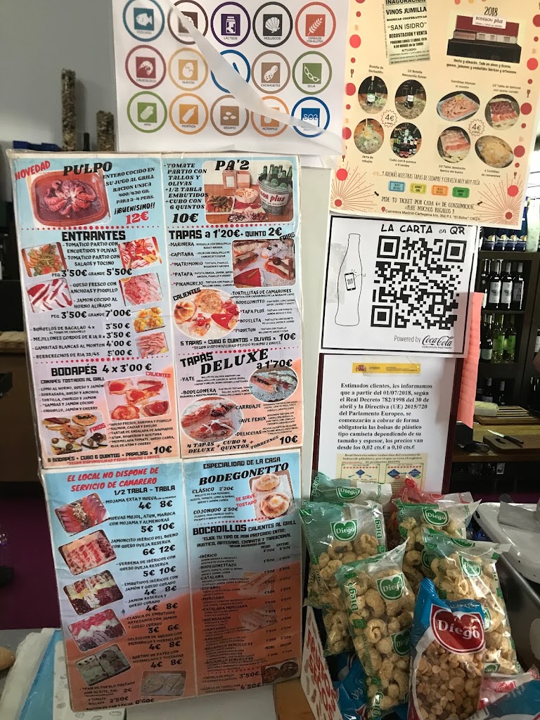 Bodegon Plus — Carta