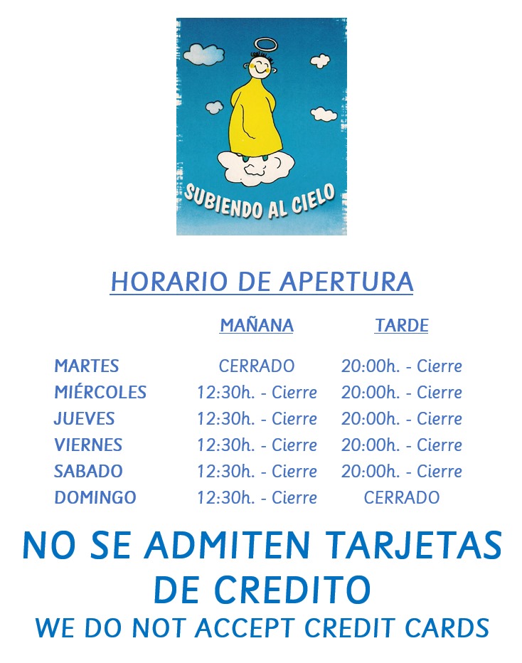 Restaurante Subiendo Al Cielo — Del propietario