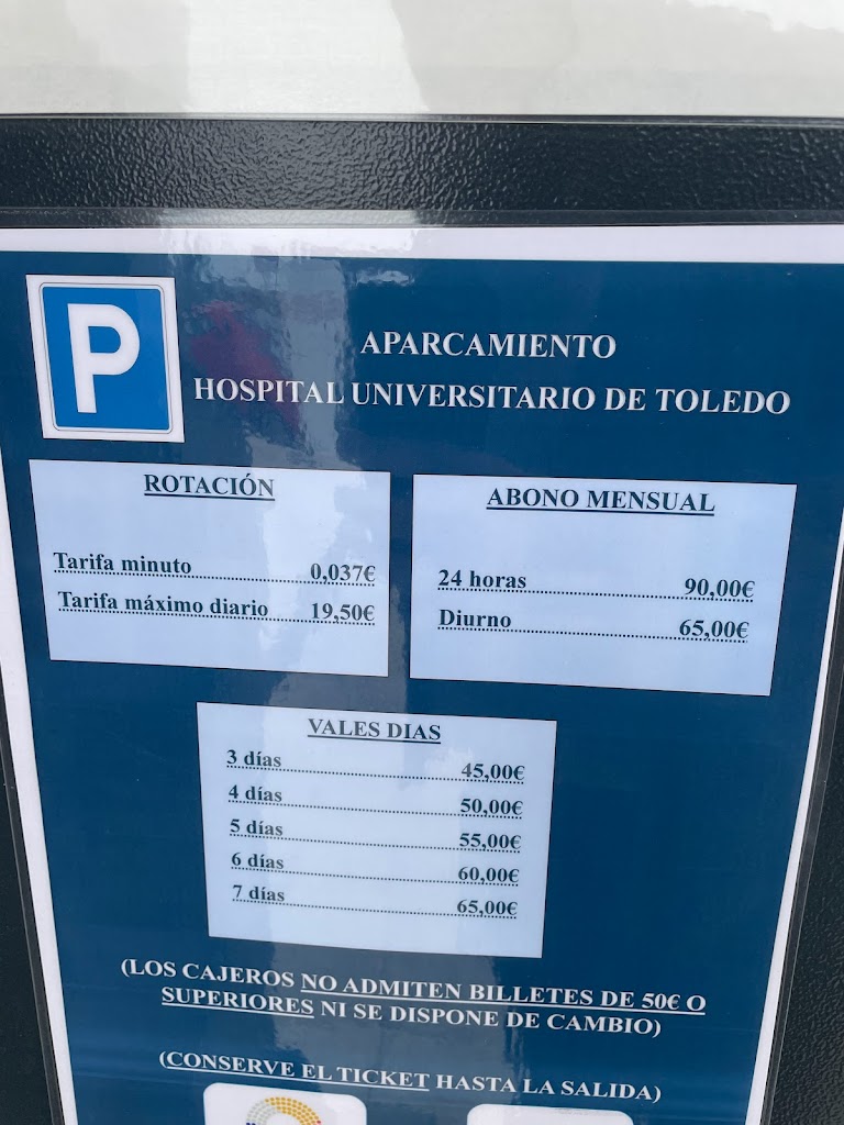 Parking publico Hospital Universitario de Toledo