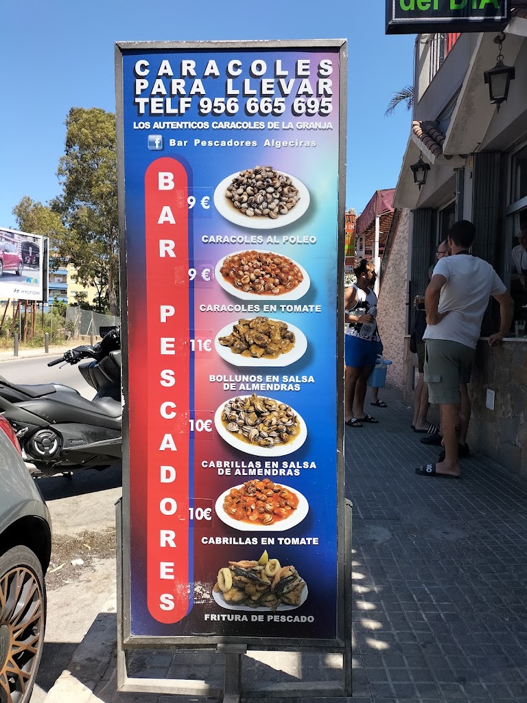 Bar Pescadores — Carta