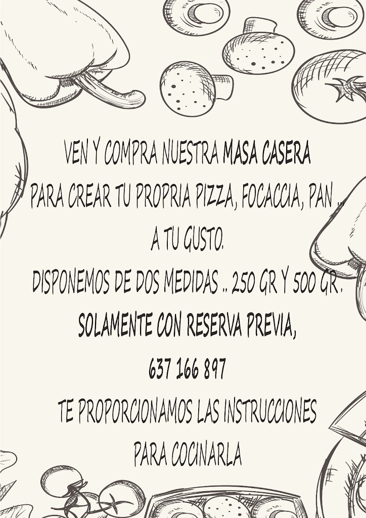 FokaPizza — Carta