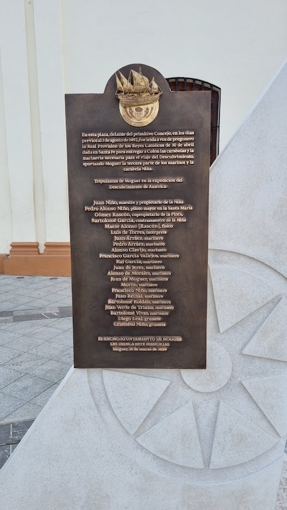 Escultura Memorial marinos viaje descubridor (Moguer EScultura)