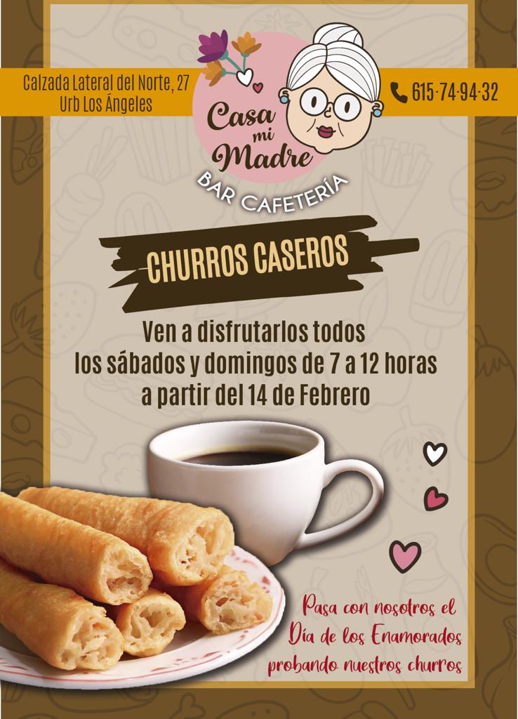 Bar Cafeteria Casa Mi Madre — Carta