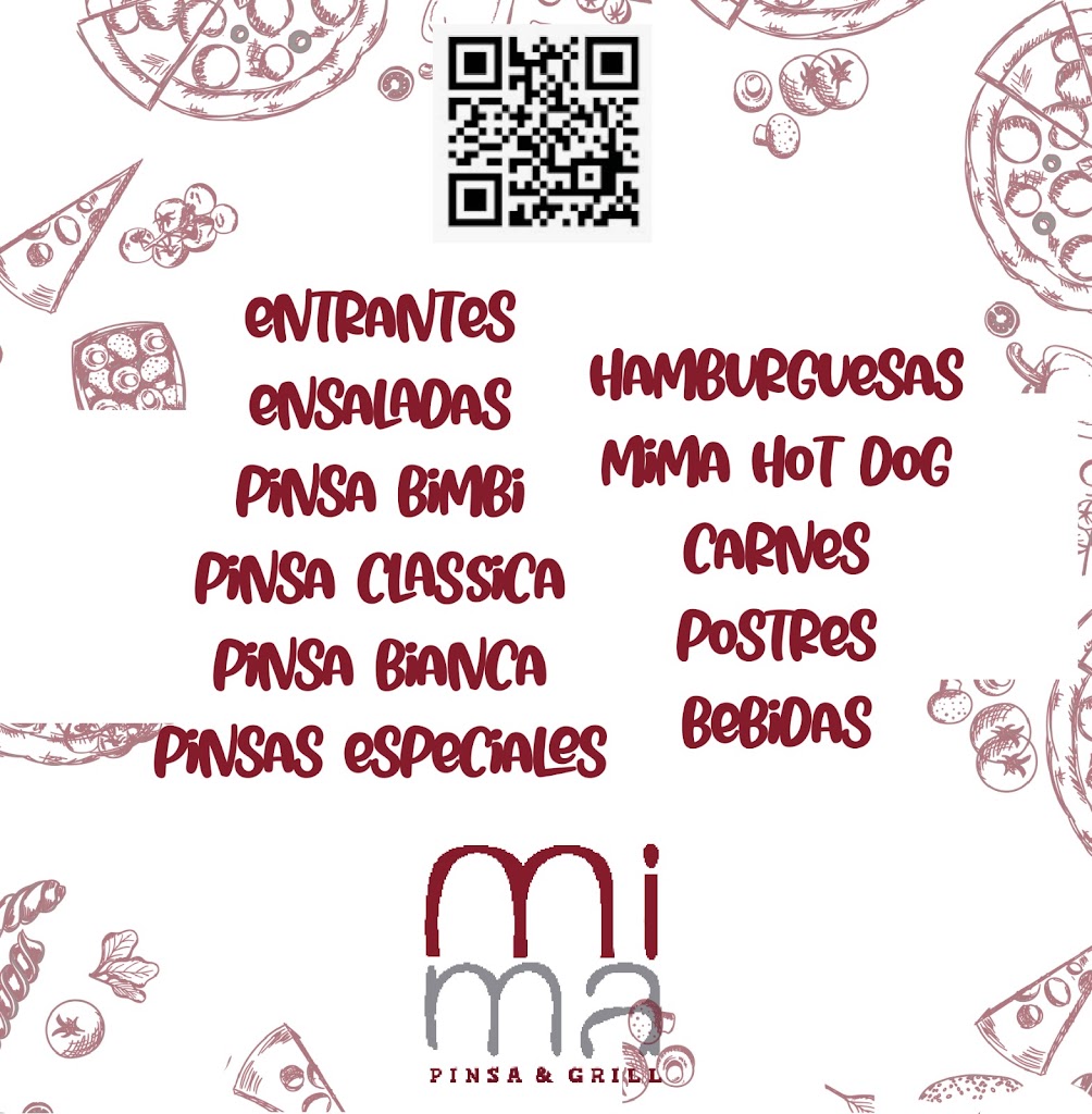 Mima Pinsa & Grill — Carta
