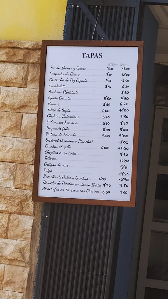 Taberna M99 — Carta