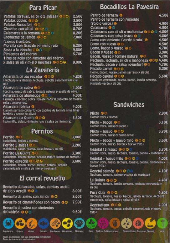 La Quinta — Carta
