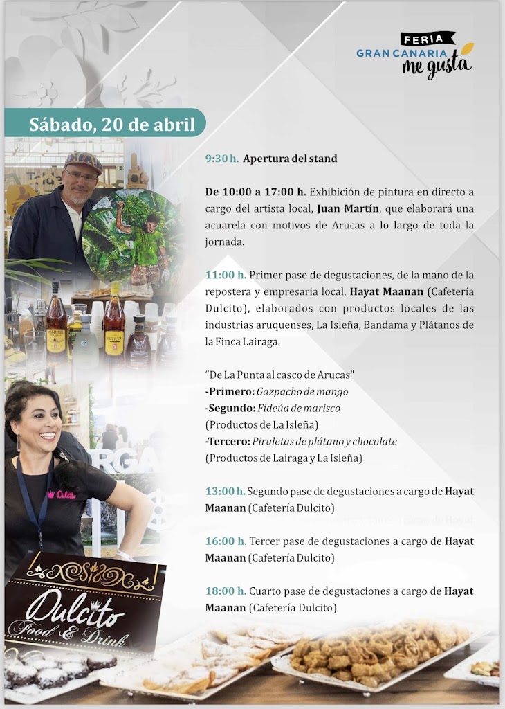 Cafeteria Dulcito — Carta