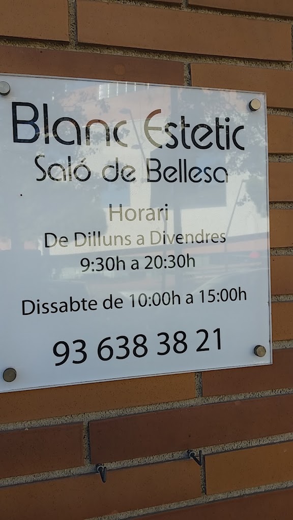 Blanc Estetic Salo de Bellesa — Carta