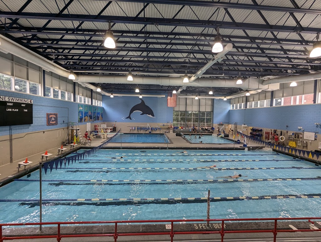 Public swimming pool in Brookline