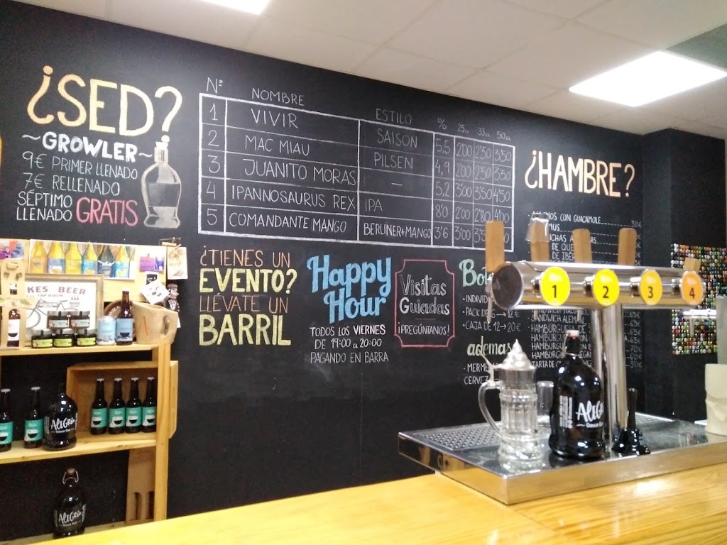 Cervezas Alegria — Carta