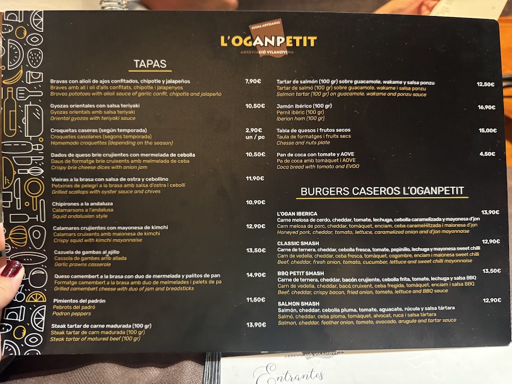 L'Oganpetit — Carta