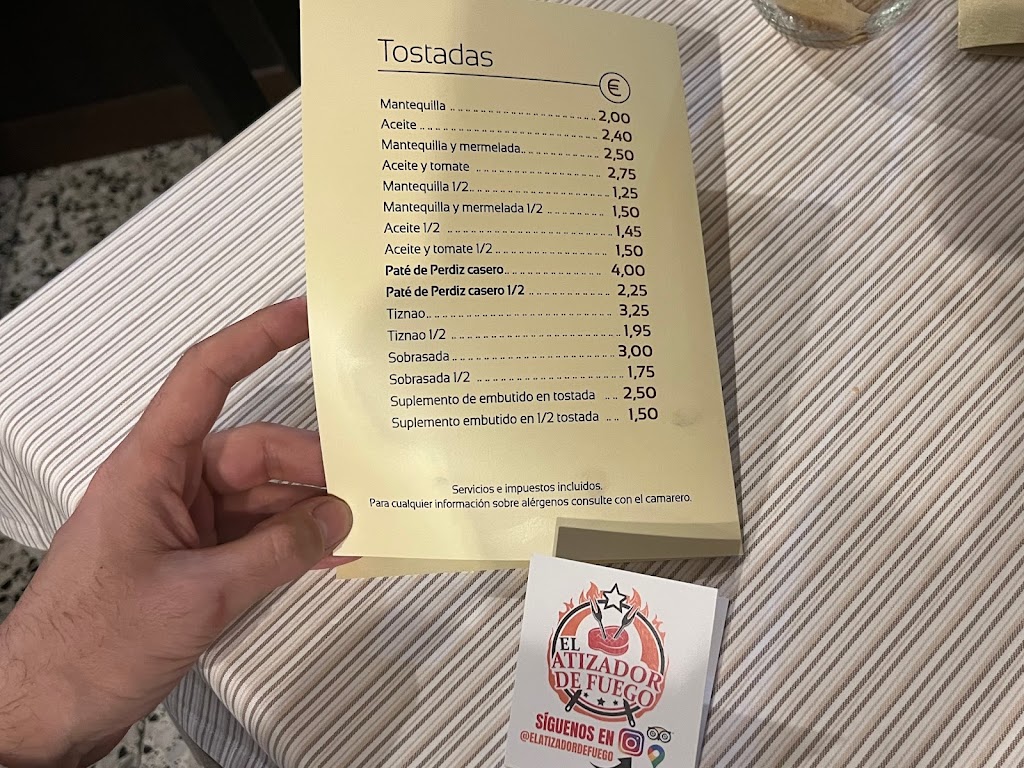 Asador Restaurante "Navas de Tolosa" — Carta