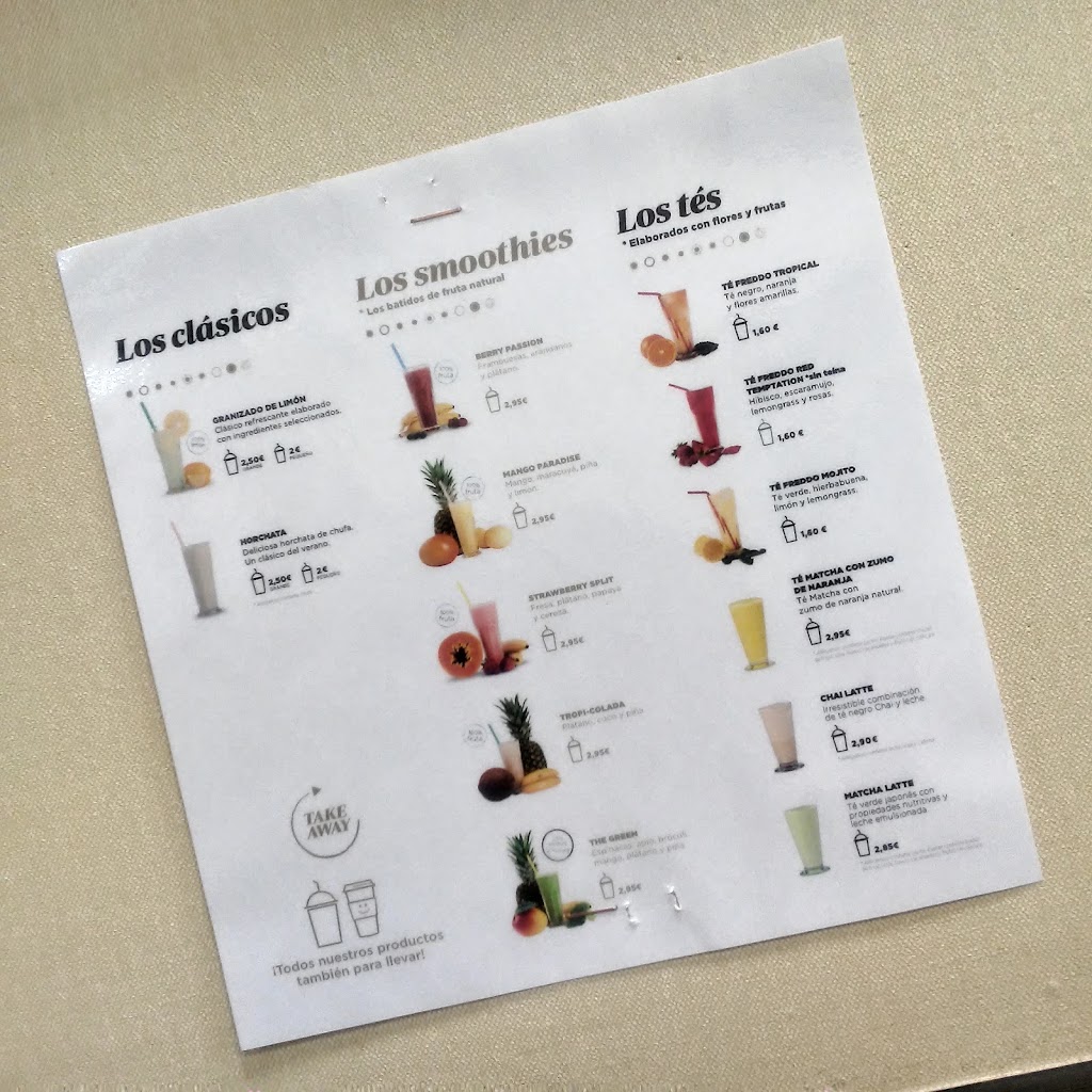 Cafeteria GRANIER — Carta
