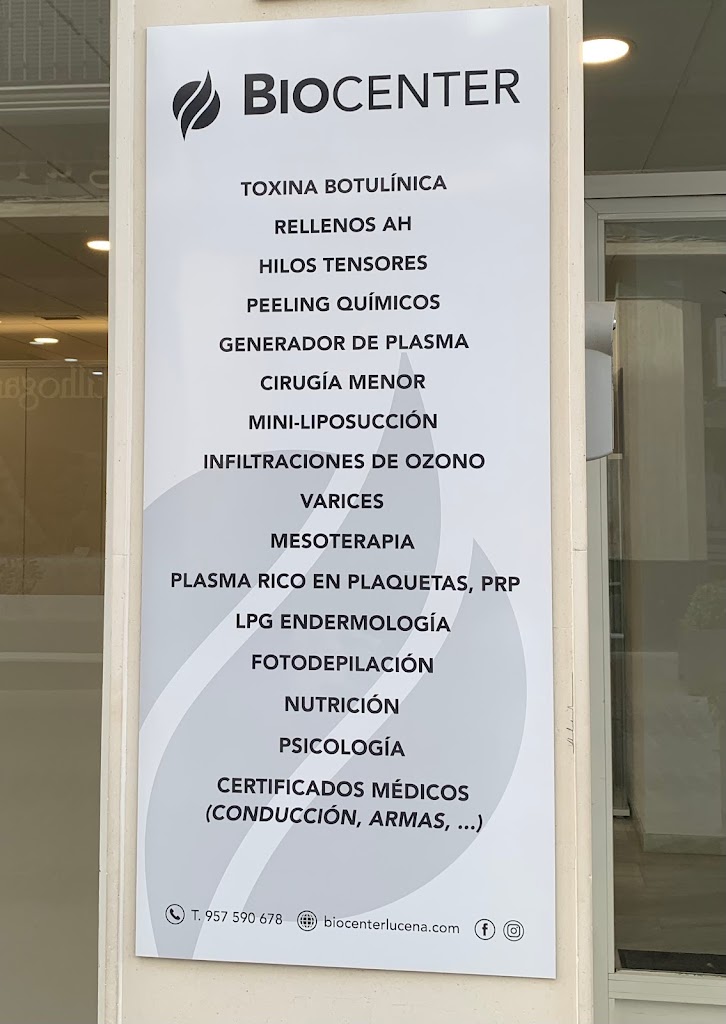 Biocenter Centro Medico Estetico — Carta