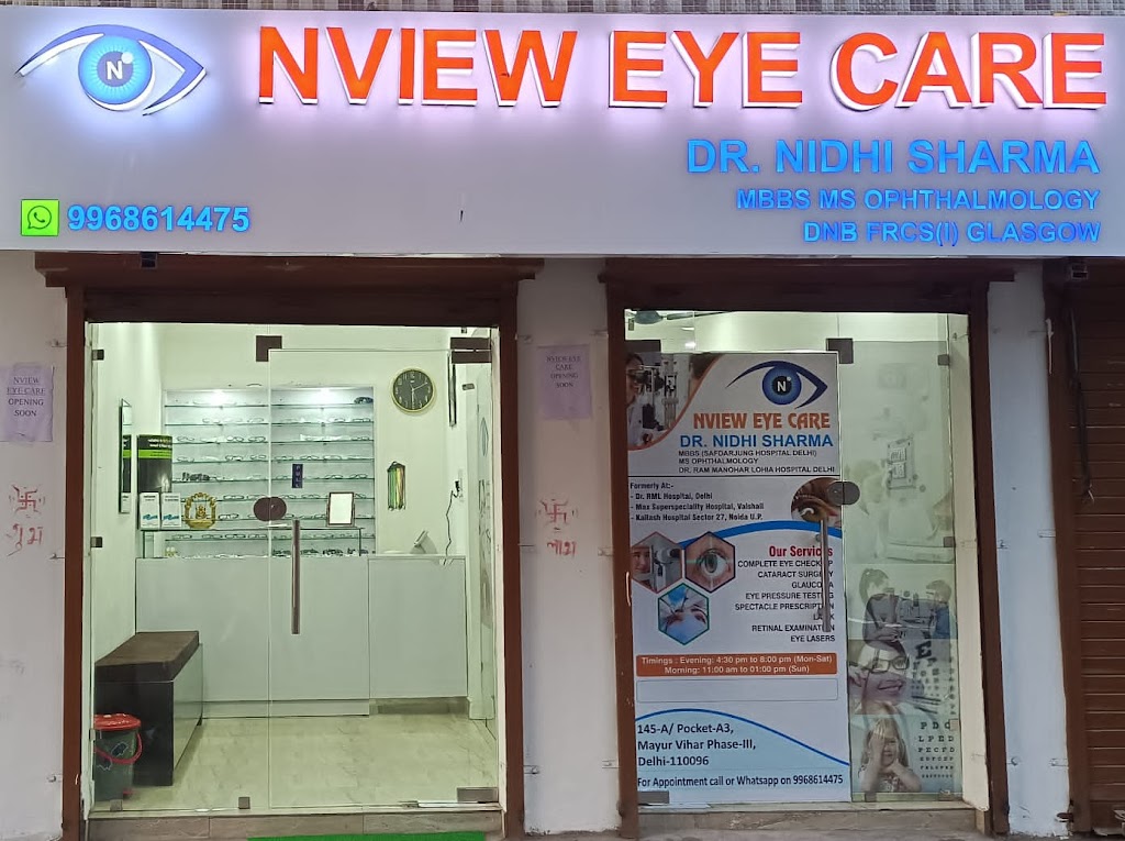 Nview eye care - Dr. Nidhi Sharma | Eye Doctor | Eye Specialist | Lasik | Cataract | Glaucoma | Treatment | Gharoli | Delhi