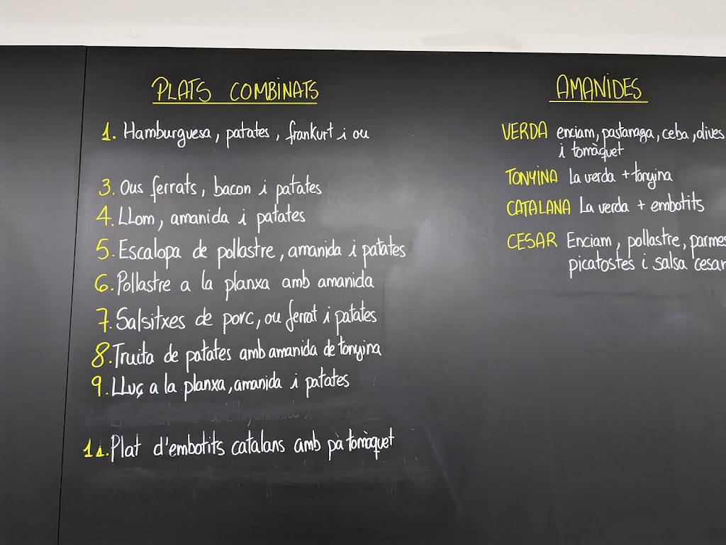 La fleca del barri — Carta