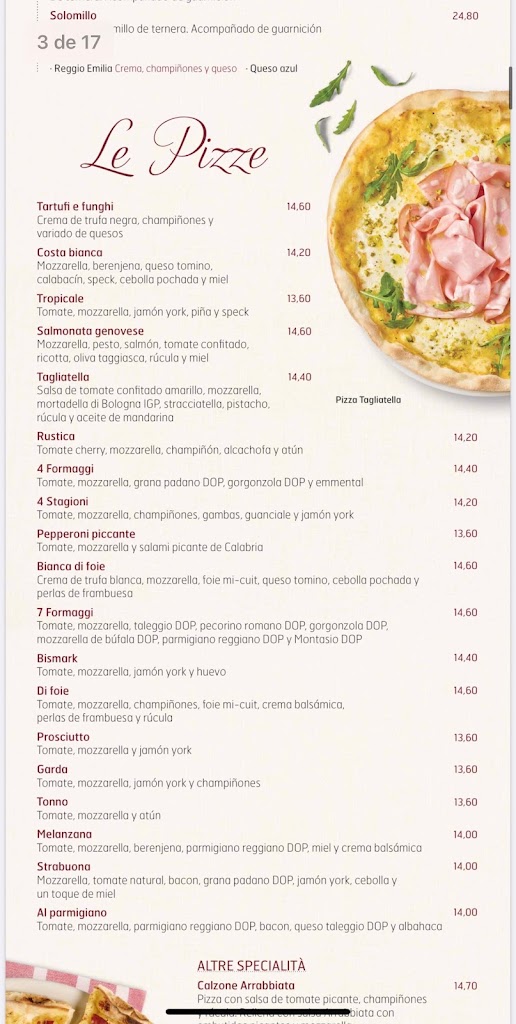 Restaurant La Tagliatella | Manresa Trullols | — Carta