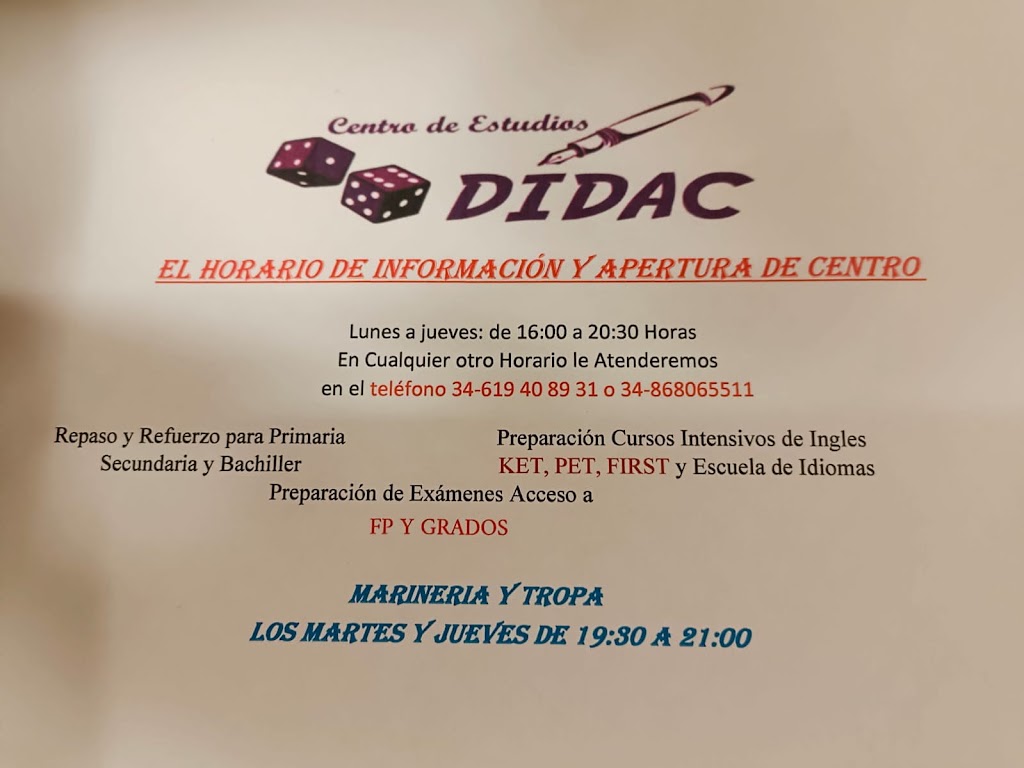 CENTRO DE ESTUDIOS DIDAC — Del propietario