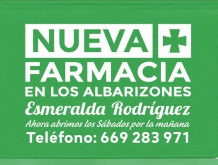 Farmacia Esmeralda Rodriguez Lopez ( Los Albarizones ) — Del propietario