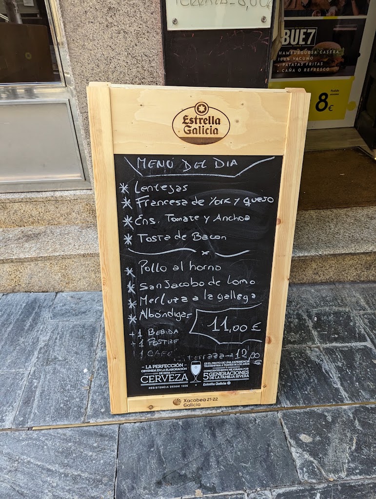 El Sie7e - Cafe Cerveceria (Santiago de Compostela) — Carta