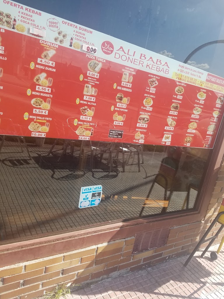 Ali Baba Doner Kebab Restaurante Hindu — Carta