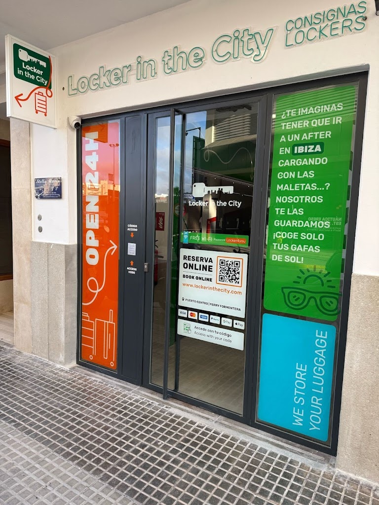 Locker in the City Ibiza - Consigna 24h en Puerto Centro | Ferry Formentera