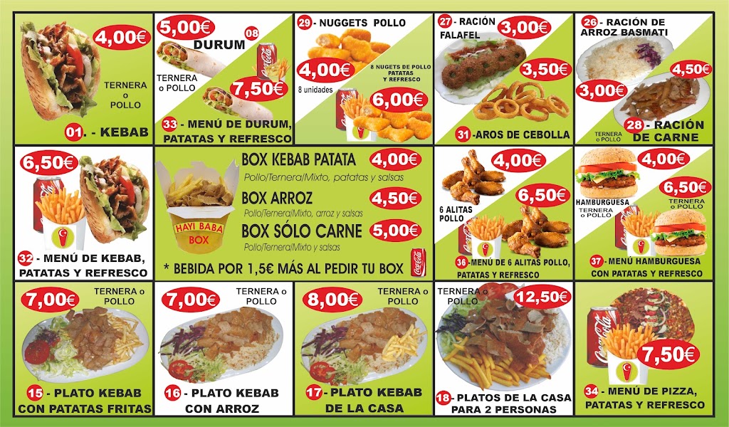 Doner Kebab "Hayi Baba" — Carta