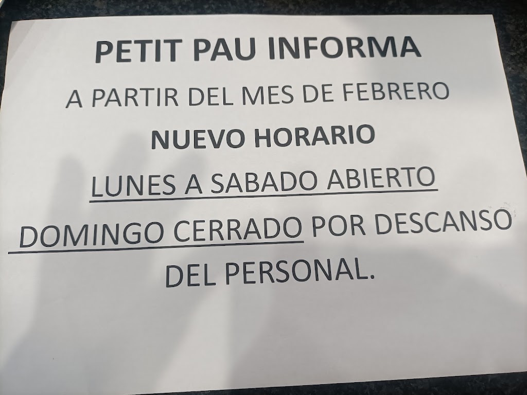 RESTAURANT PETIT PAU PREMIA DE MAR — Del propietario