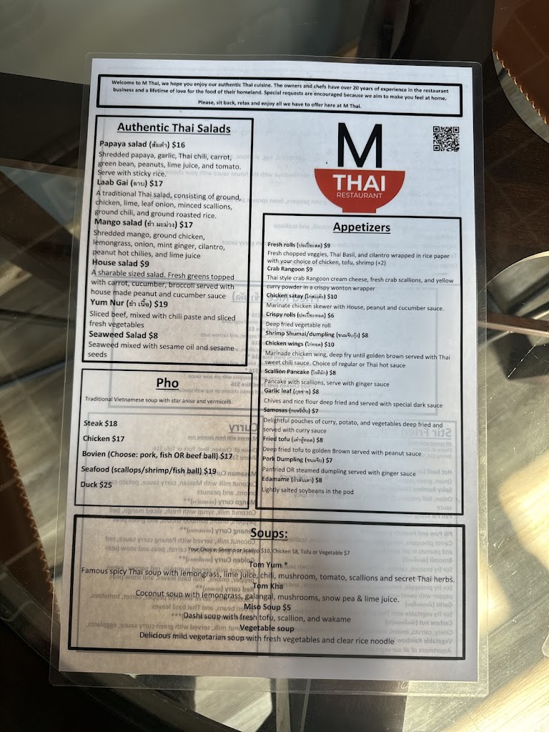 M Thai Restaurant