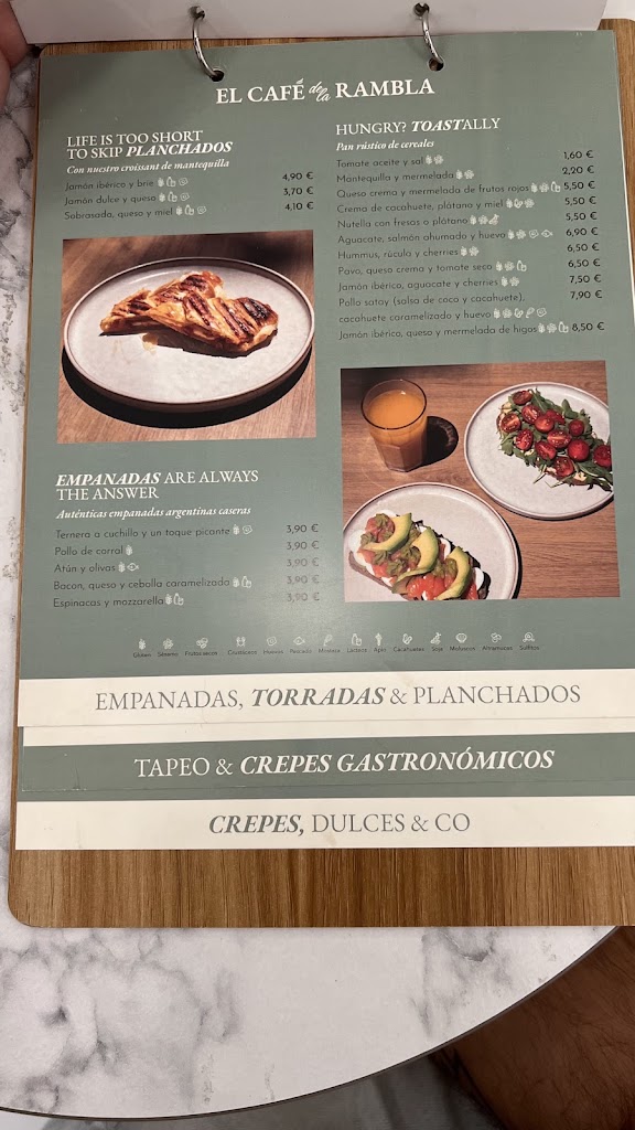 El Cafe de la Rambla | Gava — Carta
