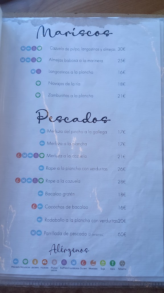 Albarino Churrasqueria — Carta